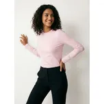 Sinsay - Polyamidové tričko s dlouhým rukávem - růžová - 010HA-03J - 010HA-03J-XL