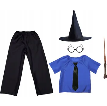 Karnevalový kostým KOSTÝM RAVENCLAW KOSTÝM HARRY POTTER HALLOWEENSKÝ SET SVATOONDŘEJSKÁ NOC 98-110 6 dílků