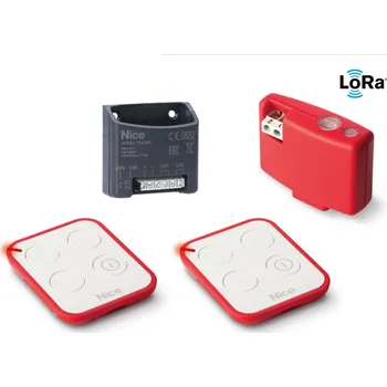 Dálkový ovladač vrat ONELRKIT - sada LoRa přijímače a 2 ks ovladačů, dosah 1 km