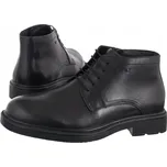 Pánské černé kožené kotníkové boty vel. 43