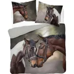 Detexpol 3D povlečení z mikrovlákna s motivem koně – 220x200 cm – Visuale 3D – vzor 4990 A 243256568