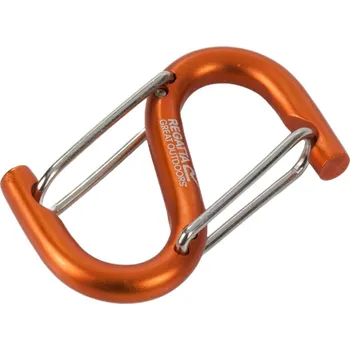 Jištění S karabina se 2 zámky Regatta S Karabiner RCE124 Barva: Oranžová