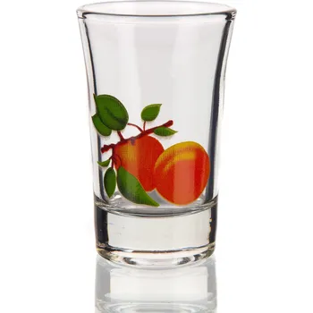 Sklenice odlivka 40ml MERUŇKA (6ks)