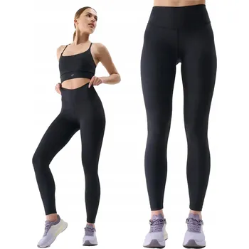 Dámské legíny Dámské legíny 4F sportovní do posilovny F307 20S dlouhé černé S