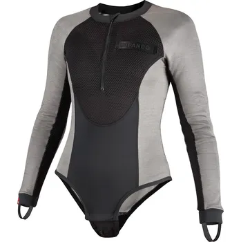 Body PANDO MOTO body BIA GREY dámské grey/black - 2XL
