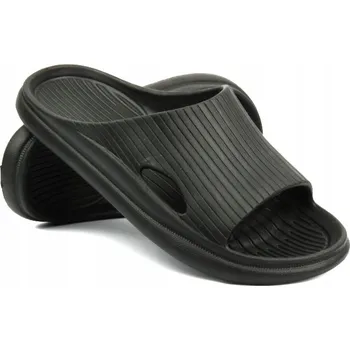 Dámské pantofle NAZOUVÁKY DÁMSKÉ K BAZÉNU NA PLÁŽ LEHKÉ ČERNÉ MAXIMUS vel. 39