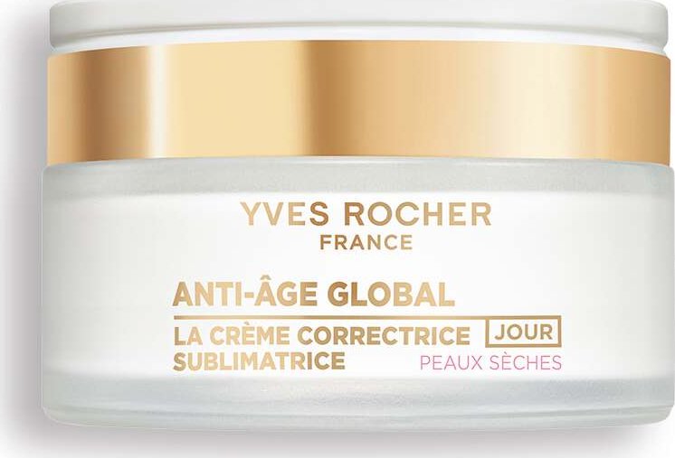 Denní revitalizační krém proti vráskám na suchou pleť Anti-Age Global 50 ml od Yves Rocher