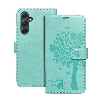 Pouzdro na mobilní telefon Pouzdro MEZZO Book pro SAMSUNG A54 5G strom zelené - OEM + zdarma možnost vyzkoušet a vrátit zboží do 30 dní