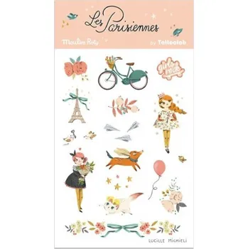 omalovánky Tetování Pařížanky