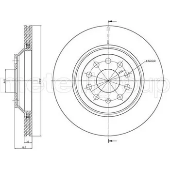 Brzdový kotouč Brzdový kotouč CIFAM (800-889C)