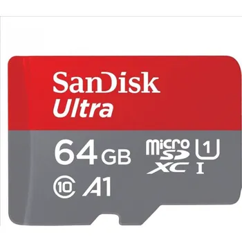 Ukládání dat SanDisk Ultra/micro SDXC/64GB/UHS-I U1 / Class 10/+ Adaptér