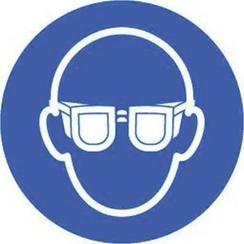 ochranné brýle příkazová tabulka Používejte ochranné brýle 10 ks