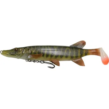 Nástraha Savage Gear Gumová nástraha 4D Pike Shad - 20cm, 65g Striped Pike