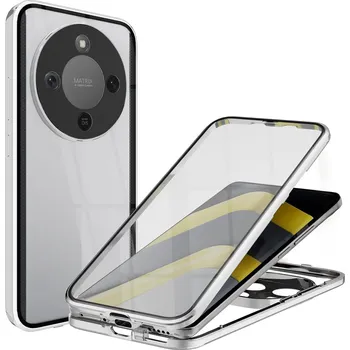 Pouzdro na mobilní telefon Erbord pro Honor Magic8 Lite stříbrný