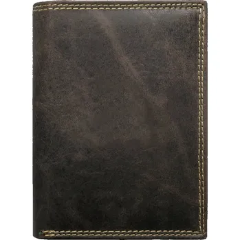 Peněženka Peterson Pánská kožená peněženka Extrafer hnědá One size