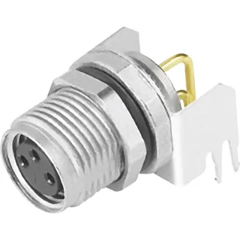 Příslušenství k měřicímu přístroji binder vestavný zástrčkový konektor pro senzory - aktory, 09 3420 82 04, piny: 4, 1 ks