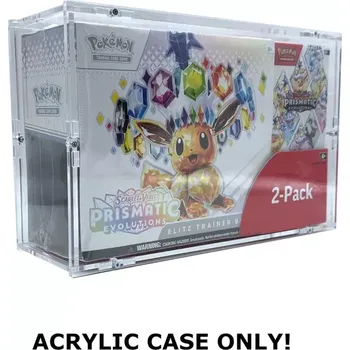 Karetní hra Akrylový box Pokémon Costco 2-Pack ETB and Booster Bundle (a boxy stejné velikosti)