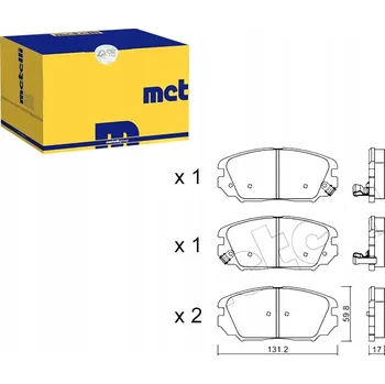 Brzdová destička Metelli 22-0885-0 Sada brzdových destiček, kotoučové brzdy