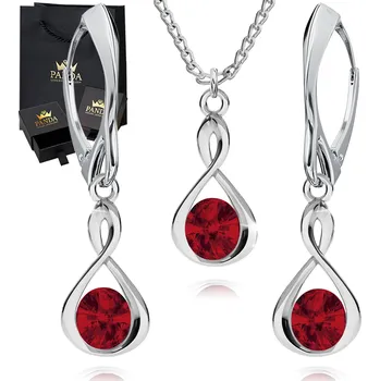 Souprava šperků Sada šperků Infinity Swarovski Stříbro 925