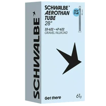 Sport Schwalbe Aerothan Tube SCV17AE 80 mm (Duše na kolo Schwalbe Aerothan Tube 28" SCV17AE 80 mm)