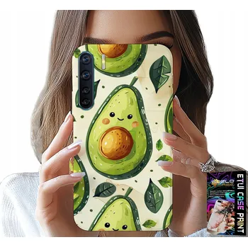 Pouzdro na mobilní telefon POUZDRO PRO OPPO A91 - SLADKÉ USMĚVAVÉ AVOKÁDOVÉ KRYT