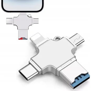 Příslušenství pro datový nosič Čtečka karet SD USB Adaptér USB 3.0 USB-C Lightning Micro SD TF 5 Gb/s