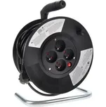 Solight 4 zásuvky, 25m, 3x 1,5mm2 (PB01) černý