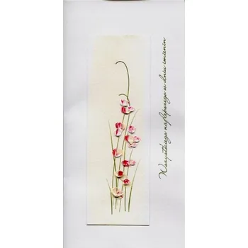 Obraz Přání k svátku I 01 - Červené květiny