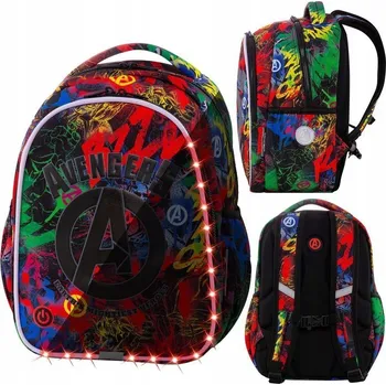 Školní batoh Školní batoh vícekomorový Avengers CoolPack černý, červený, vícebarevný, 21 l