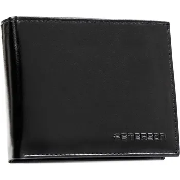 Peněženka Peterson Pánská kožená peněženka Montis černá One size