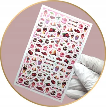 samolepka Samolepky na nehty Noriko F410