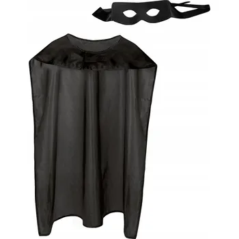 Karnevalový kostým Sada "Superhrdina - Maska + Plášť ", černá, Boland