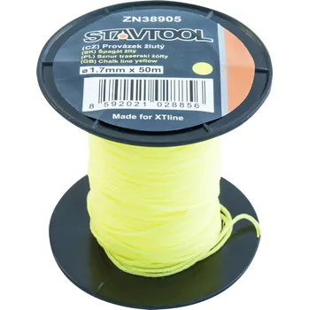 Lany STAVTOOL Provázek | žlutý 50 m / 2 mm