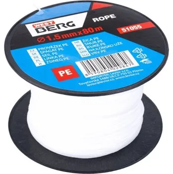 Železářství Provázek silonový WESTBERG 1.5mmx80m bílý