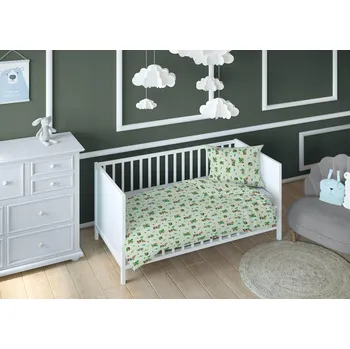 Prostěradlo Povlak 40x40 zelené berušky pro děti se zipem KARO