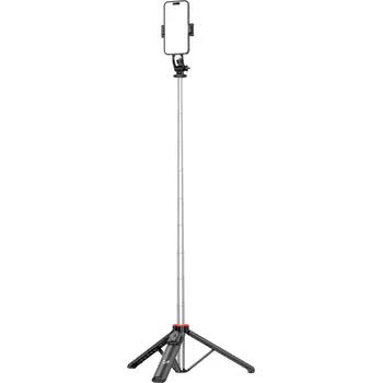 Wozinsky WC1Y3S selfie tyč / stativ / tripod s bluetooth ovladačem / 1,3m / černá
