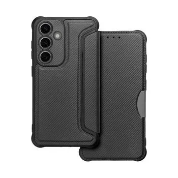 Pouzdro na mobilní telefon Pouzdro RAZOR Book pro SAMSUNG S24 černé - OEM + zdarma možnost vyzkoušet a vrátit zboží do 30 dní