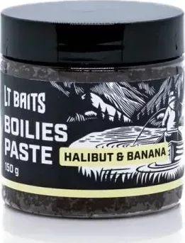 LT baits Boilie pasta Halibut Banana 150g