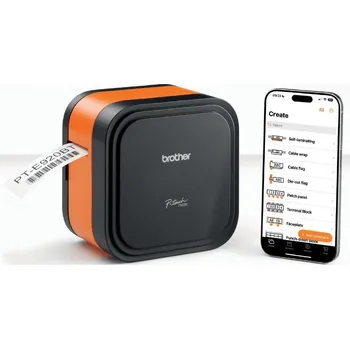 Počítačové příslušenství BROTHER tiskárna štítků PT-E920BTZ - až 36mm, pásky, mobilní, Tiskárna Štítků pro průmysl a elekto