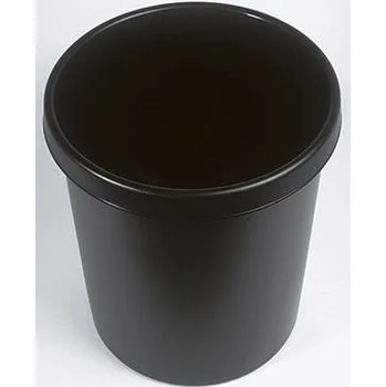 Odpadkový koš Helit the german H6106195 odpadkový koš 30 l (Ø x v) 350 mm x 405 mm polyetylén černá 1 ks