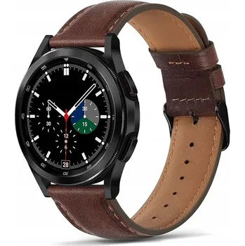 Řemínek na hodinky Kožený řemínek k hodinkám 20 mm hnědý + stěžejky