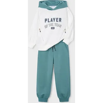 Dětská tepláková souprava Mayoral 3885.5G.Mini.PPY2 tyrkysová 67X, vel. 122