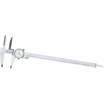 Posuvné měřítko Mechanické posuvné měřítko s úchylkoměrem a s dlouhými horními rameny INSIZE 1338 Rozsah: 0-150 mm, Délka ramen: Spodní: 40 mm, Dělení: 0,02 mm