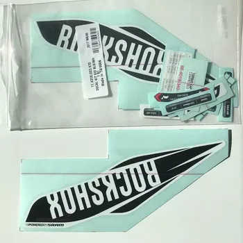 RockShox Nálepky RockShox - SID - GLOSS BLACK DECAL/WHITE LOWER LEG - B1 (2017+)