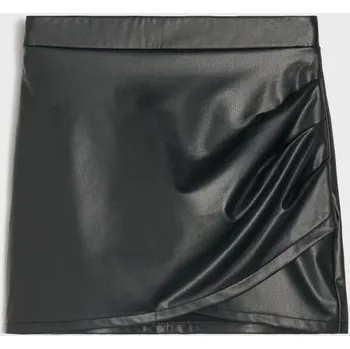 Dámská móda Sinsay - Koženková mini sukně - černá - 261GZ-99X - 261GZ-99X-M