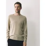 Reserved - Svetr z vlny merino - béžová - 985IR-80X - 985IR-80X-L