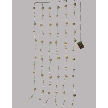 Prostěradlo Světelný řetěz Bonprix 120 cm na baterie, bílý