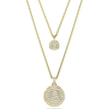 Náhrdelník Swarovski Dvojitý pozlacený náhrdelník Meteora 5683442 + 2 měsíce na vrácení zboží