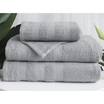 Ručník XPOSE® Froté ručník DEVON - šedý 50x90 cm, Froté + Prodloužená možnost vrácení zboží do 50 dnů