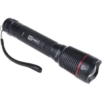 Svítilna Kapesní svítilna 9x alkalická baterie LED dosah svitu 400 m Hliník 2600 lm IP67 RS PRO